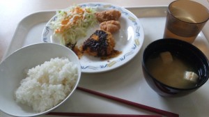 食べかけだけどランチBセット350円！